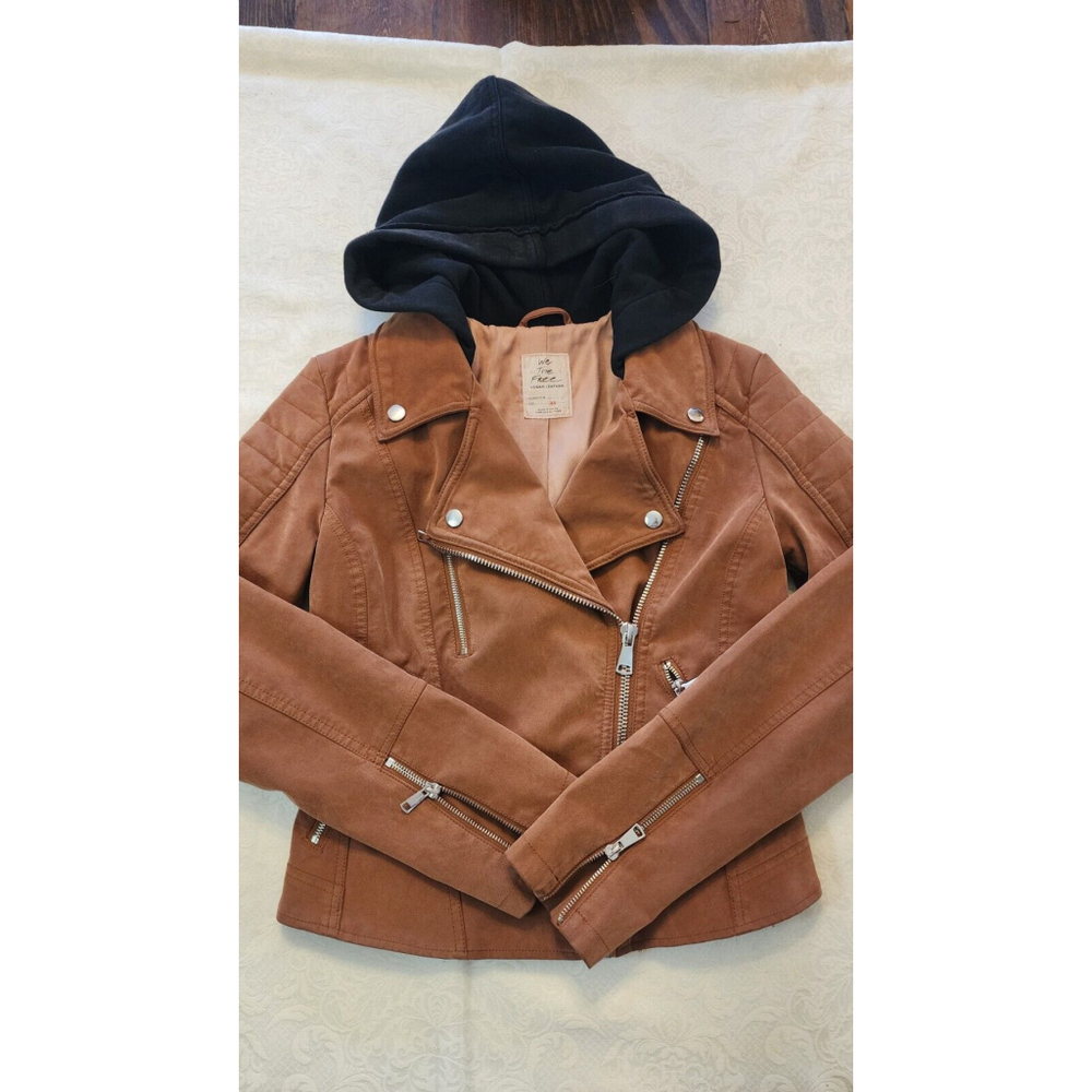 We the free vegan leather jacket xs-‎ EUC